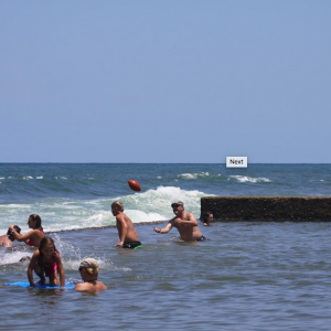 SWIMMING at ifafa beach