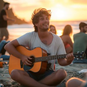 pLAYING MUSIC ON iFAFA BEACH